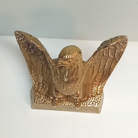 Pair of heavy brass eagle bookends. No flaws - Picture 5 of 8